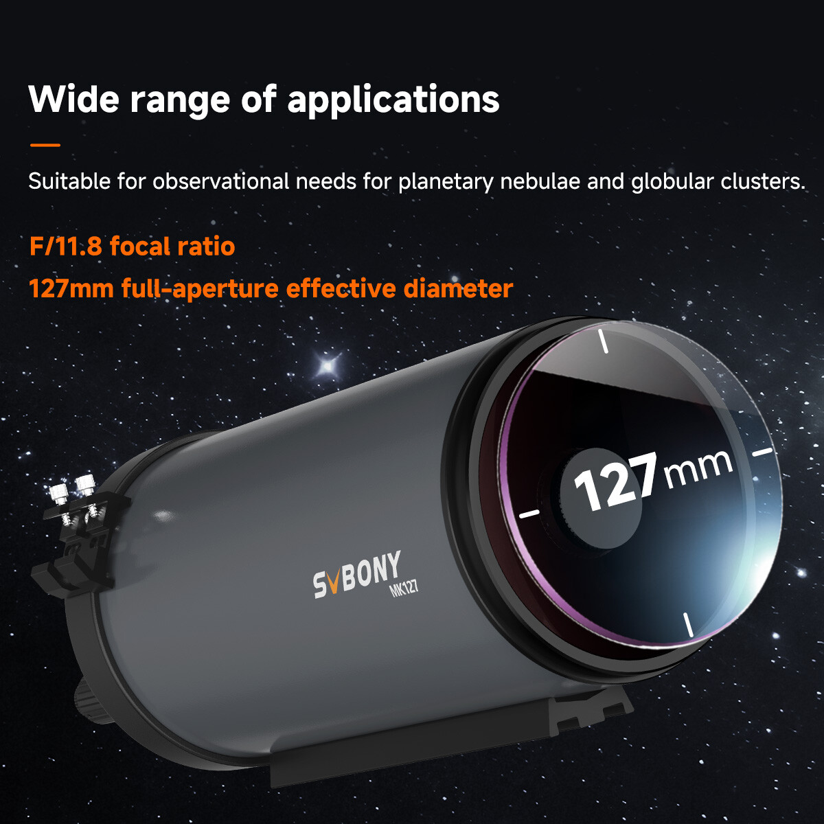 SVBONY MK90/105/127 Astronomical Telescope  Maksutov-Cassegrain Planetary Visual