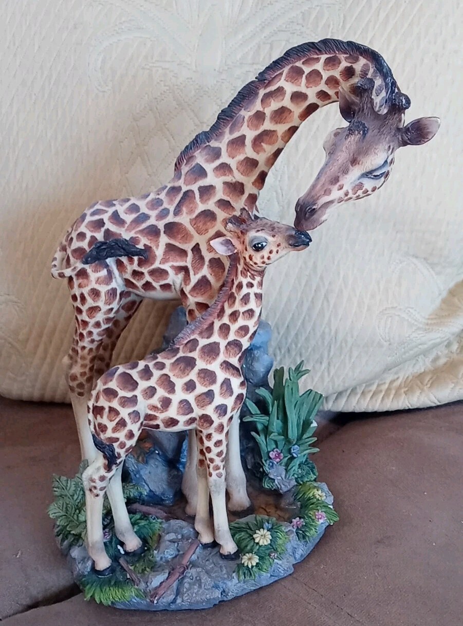 Rare Lenox Mother\'s Pride and Joy Giraffe Mom & Baby 2003 No Box SEE DESCRIPTION