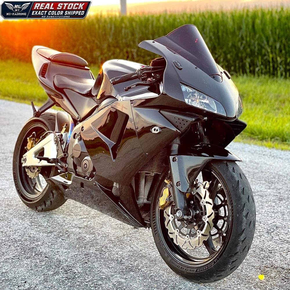MSB Injection Gloss Black Fairing Kit Fit for Honda 2003-2004 CBR600RR WTH k003