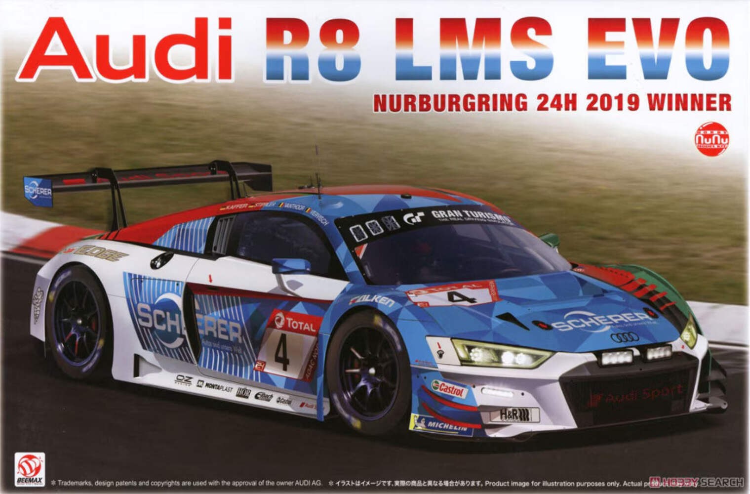 NuNu 24026 1/24 Audi R8 LMS EVO NURBURGRING 24H 2019 WINNER NuNu 24026 1/24 Audi R8 LMS EVO NURBURGRING 24H 2019 WINNER