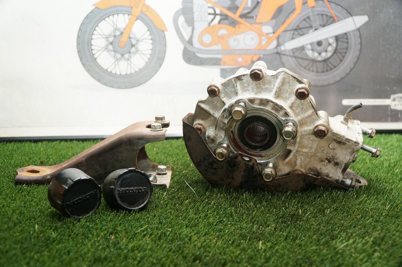 1985-1987 Honda Fourtrax 250 TRX250 Rear Differential 