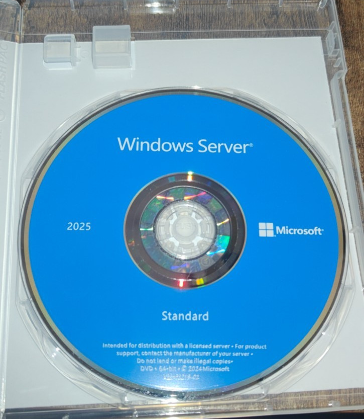Windows Server 2025 Standard Edition - 24 Core License