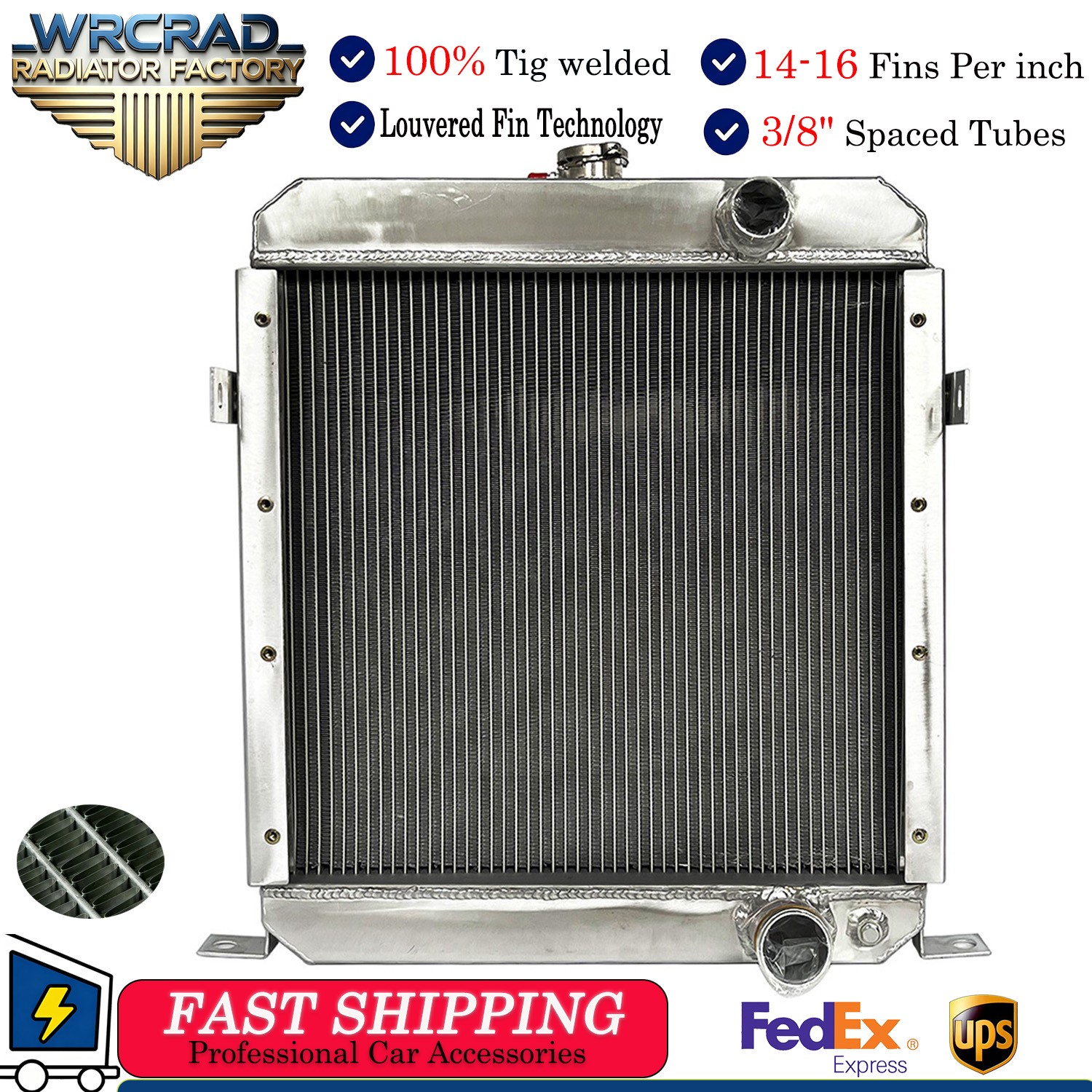 A171080 A171356 Radiator Fits Case IH 480E 480F 580 590 584E 585 590E 584E 585E