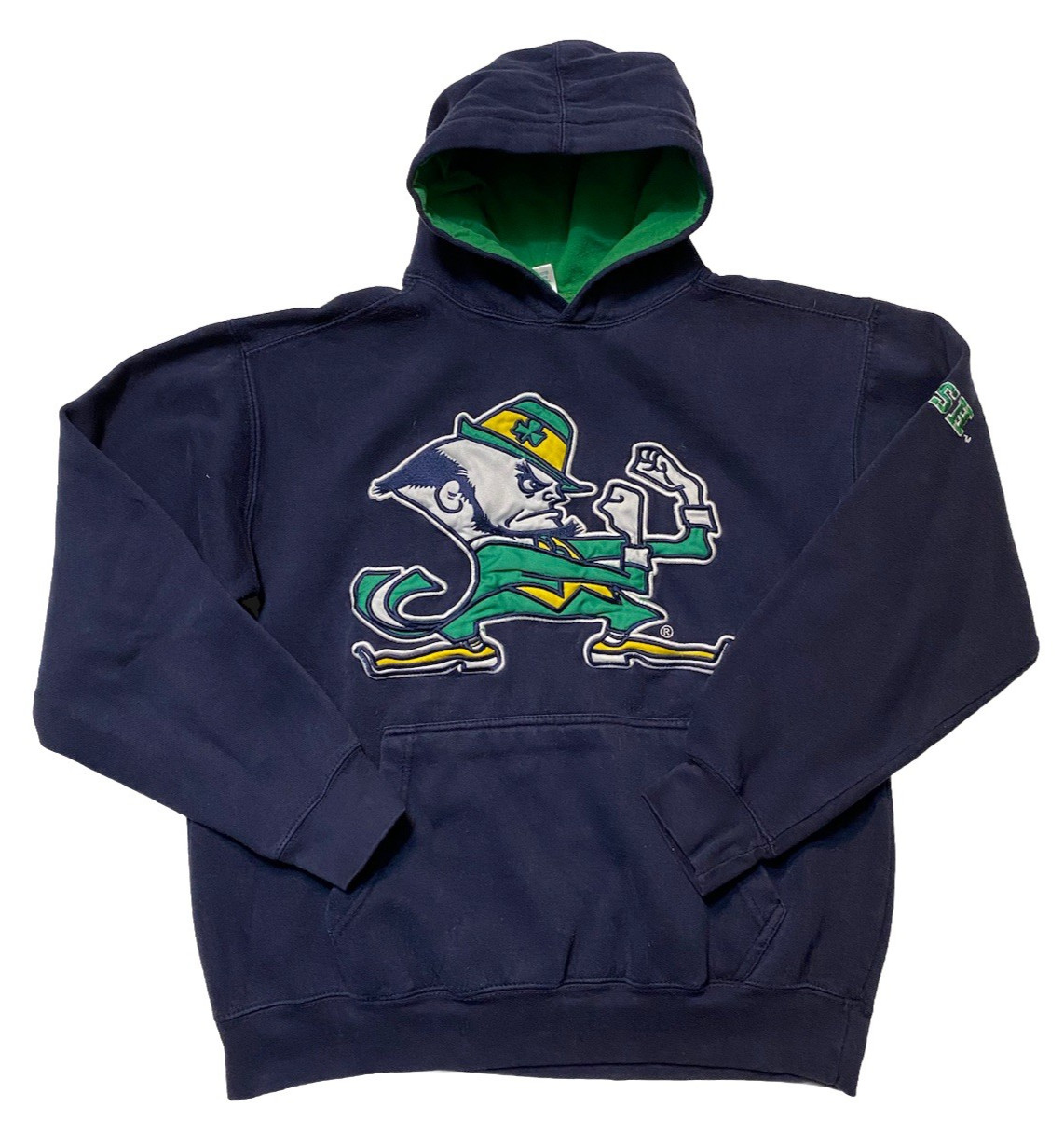 Vintage Notre Dame Fighting Irish Sweatshirt Mens Small Embroidered e5 Hoodie Vintage Notre Dame Fighting Irish Sweatshirt Mens Small Embroidered e5 Hoodie