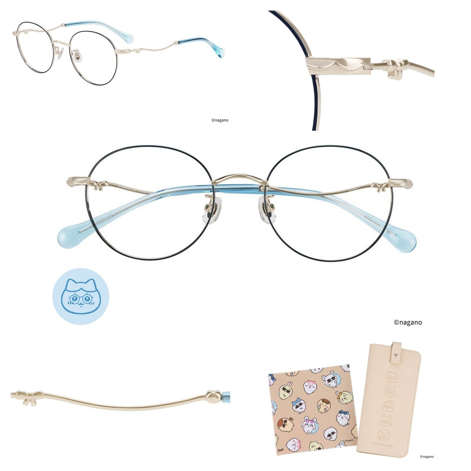 Zoff Chiikawa Hachiware Model Eyeglasses ZY262003-72E1 Japan