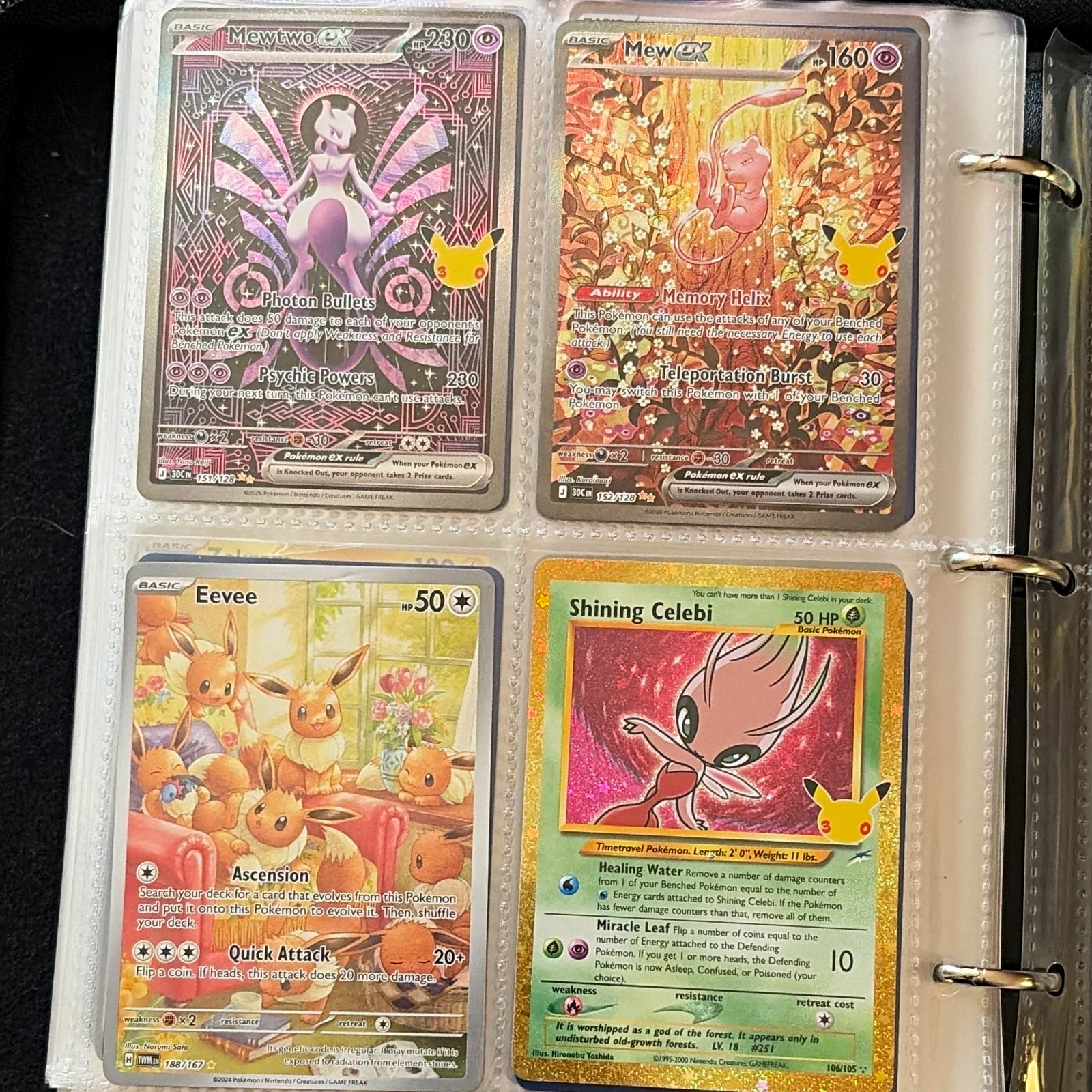 5 Pokemon Gems. Very clean and always been stored in binder