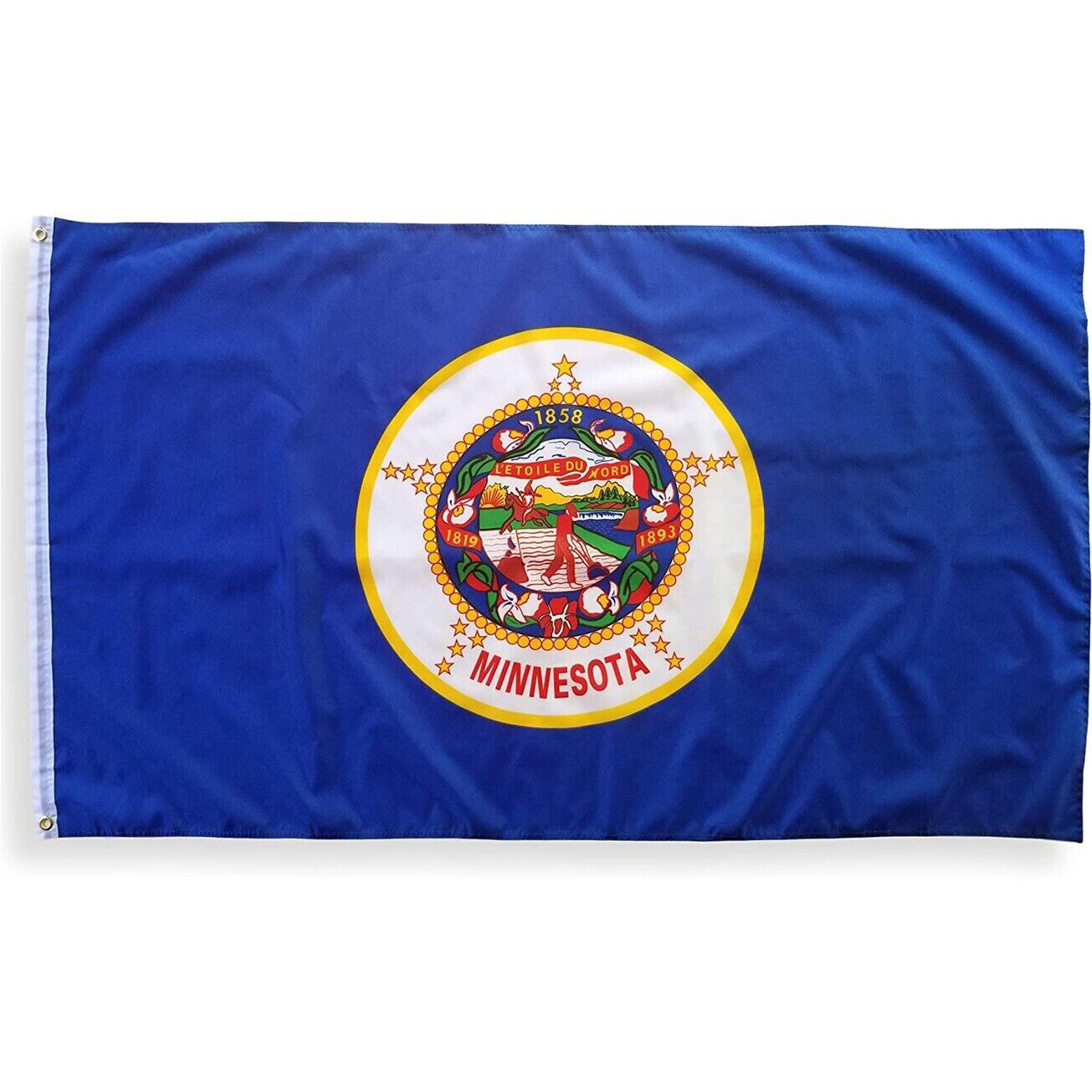 3x5 State of Minnesota  Flag 3\'x5\' House Banner Super Polyester Grommets