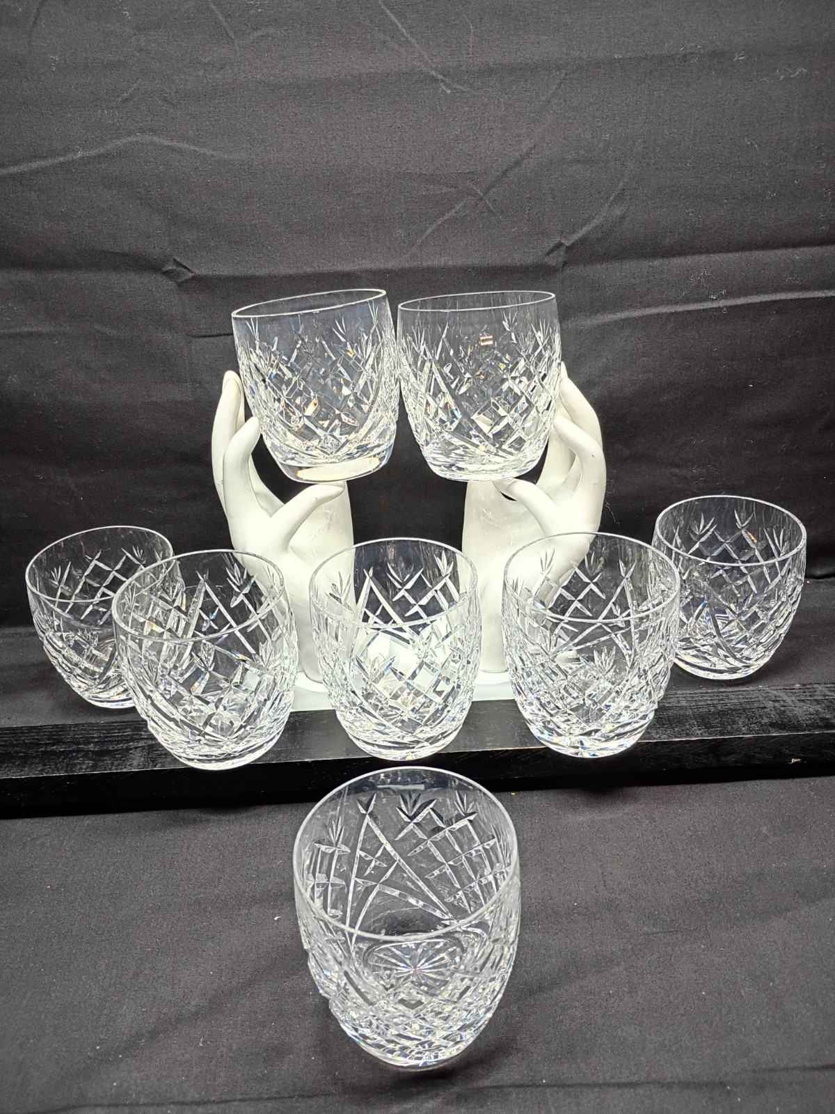 Waterford Crystal Donegal  short Tumblers Set of eight  (8) (Mint)