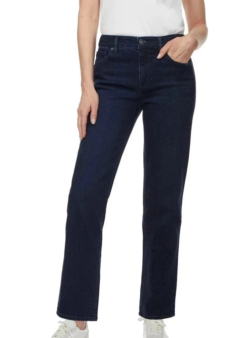 NWT Hudson Midrise Women\'s 10/30 Straight Jeans Dark Wash Denim