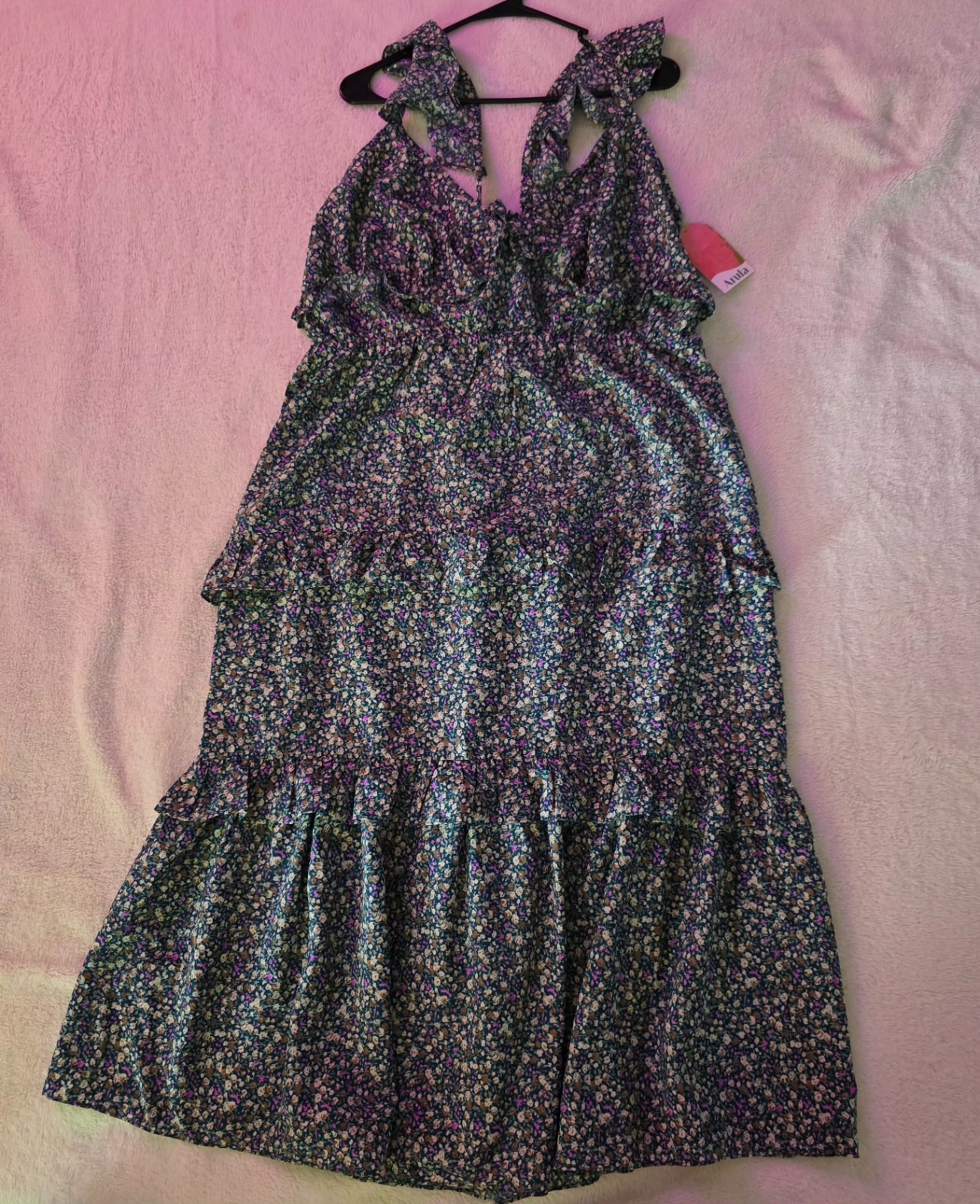 NWT Arula Floral Tiered Midi Dress Size C / 3X ($90 MSRP)