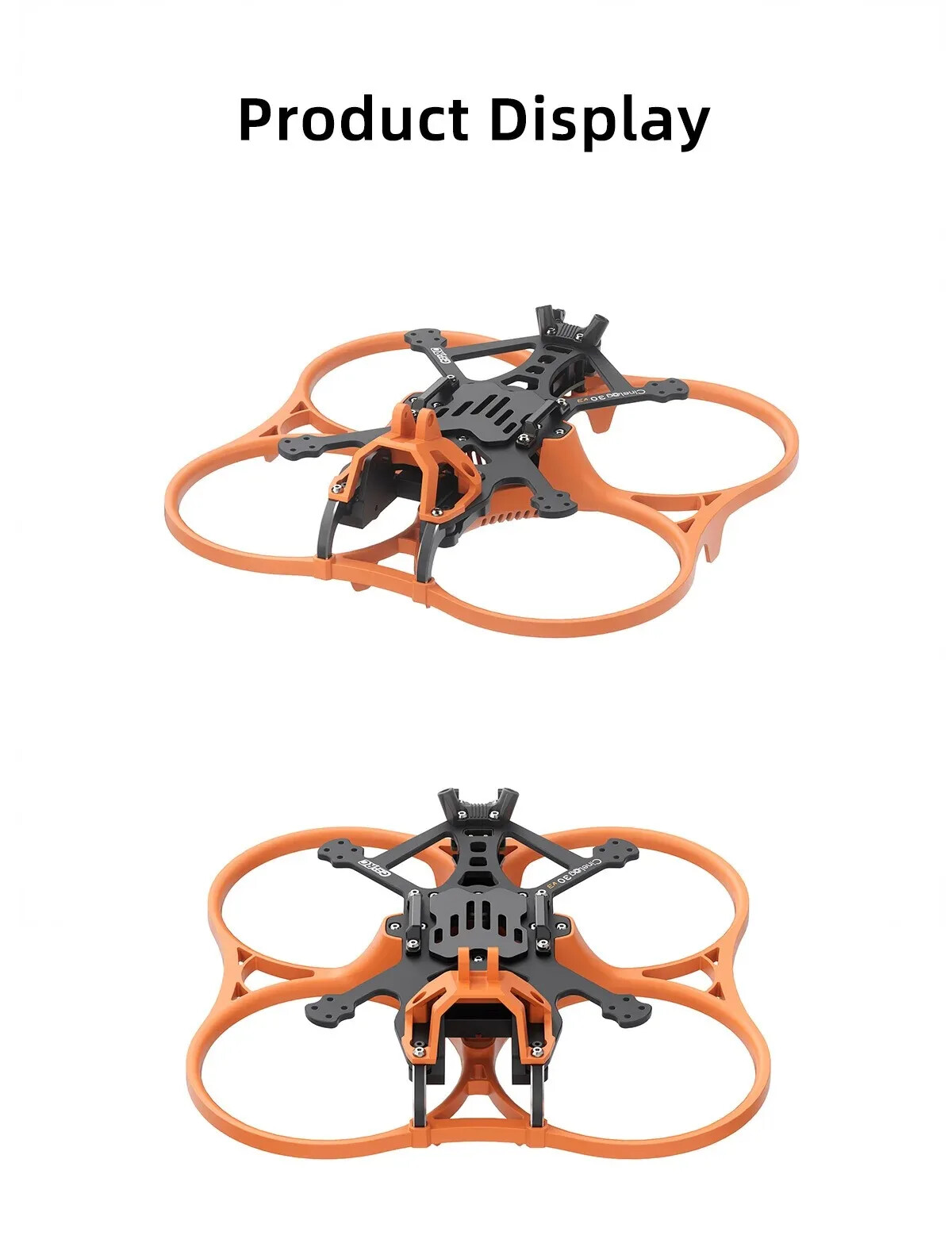 GEPRC GEP-CL30 V3 O4 PRO Carbon Fiber Quadcopter Parts Black Orange Accessories
