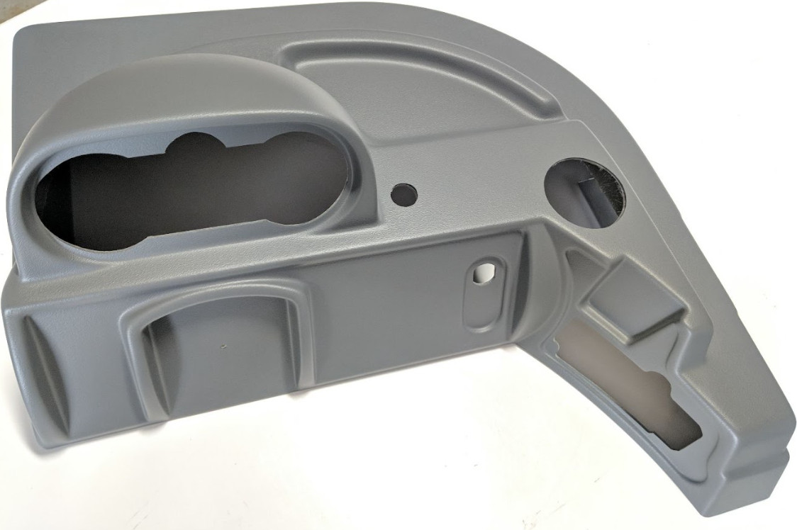 2000-2007 LUND PRO V 1775 Port Console Cap Dash Impact Gray 2158950-G