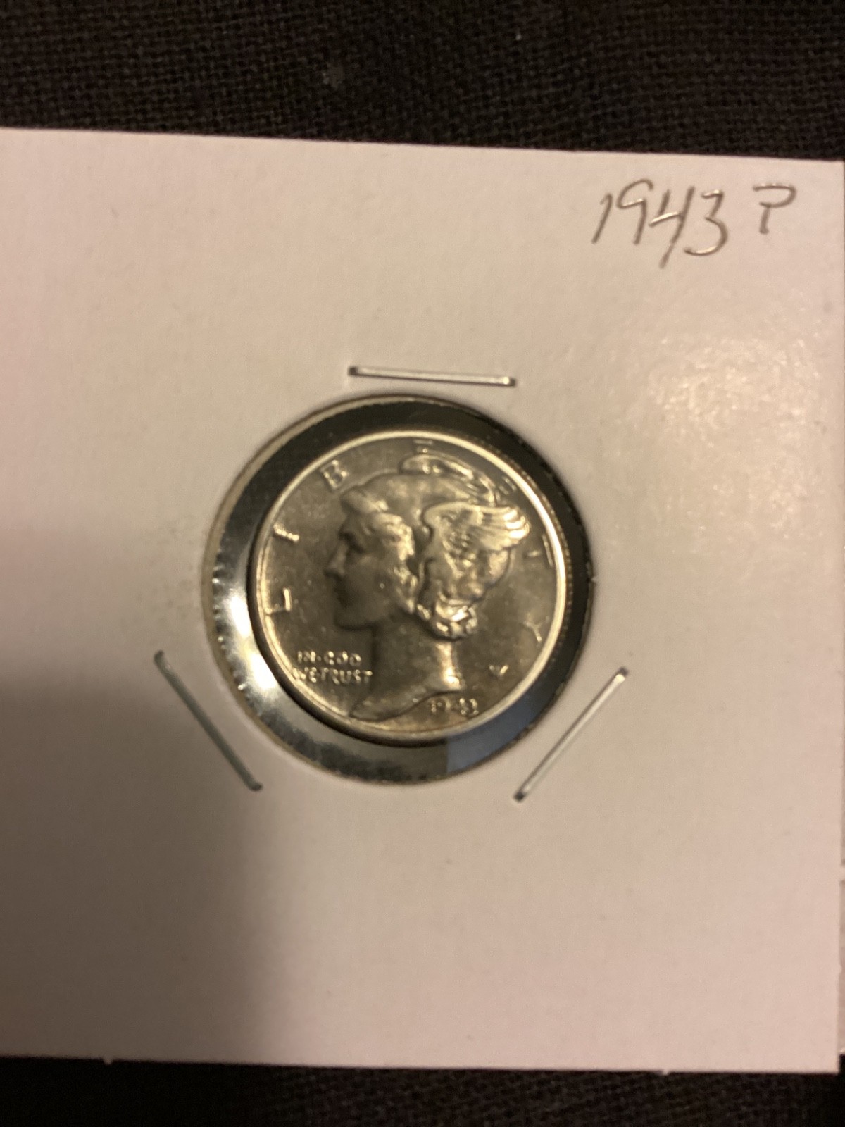 1943 P Mercury Dime EF Silver 