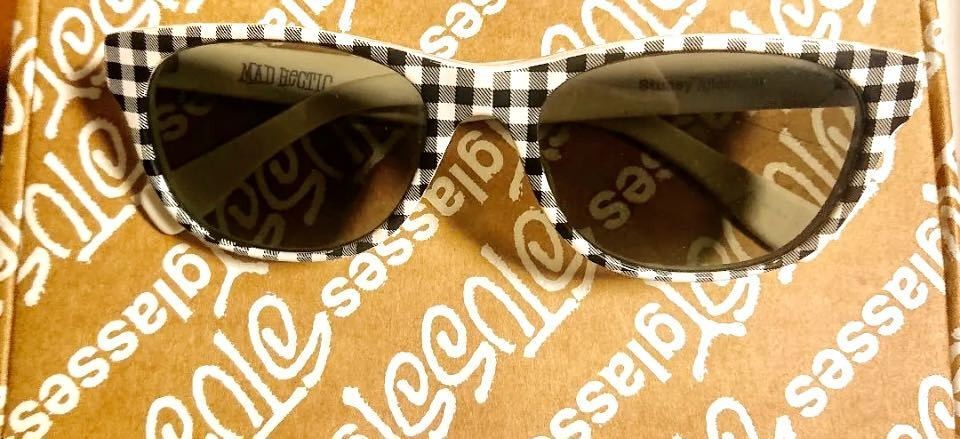 Stussy Mad Hectic Plaid Sunglasses Case New Un Street Style