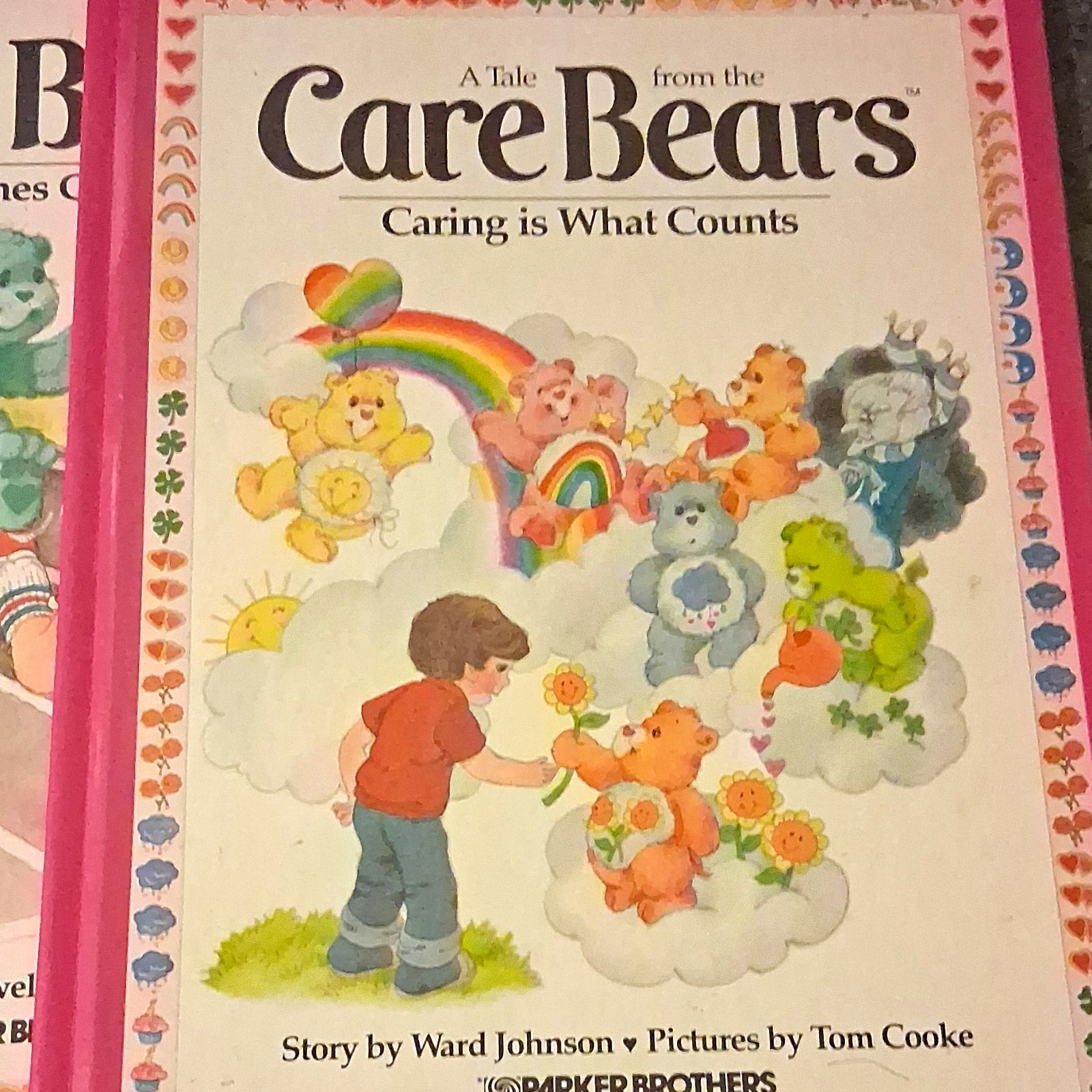 Vintage 1983 Parker Brothers Care Bears Bundle Of Book