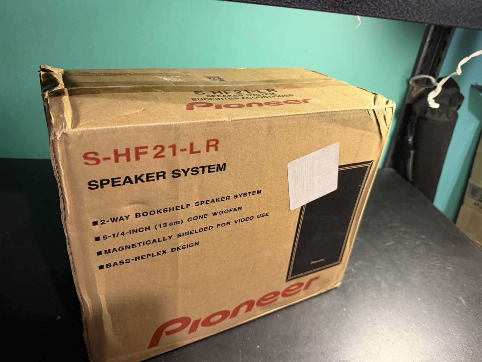 Classical Pioneer S-HF21-LR Bookshelf Speakers Set of 2  New Old Stock Sealed