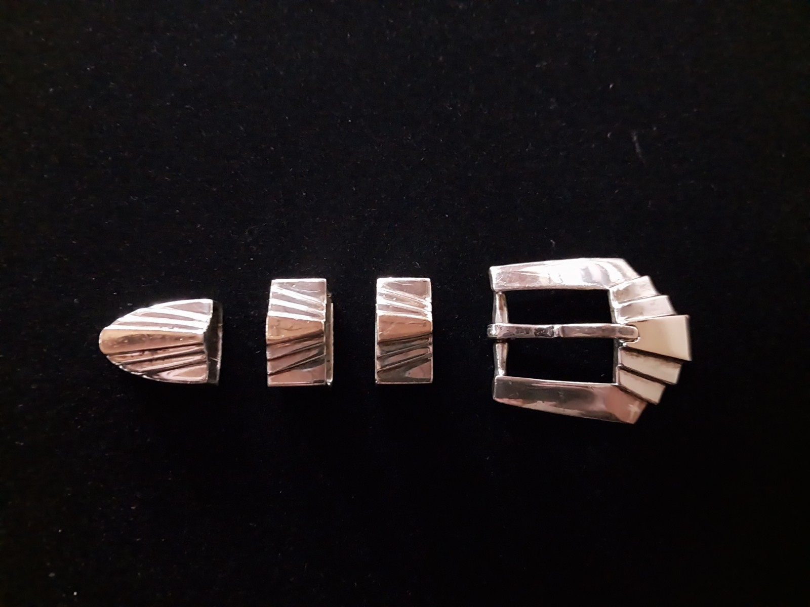 Rare Vintage Alexander Kalifano 14k Gold And Sterling Silver Ranger Set