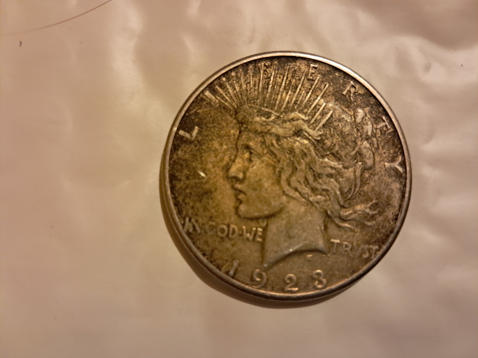 1923 Peace Silver Dollar $1 90% Silver United States Coin Liberty PEACE