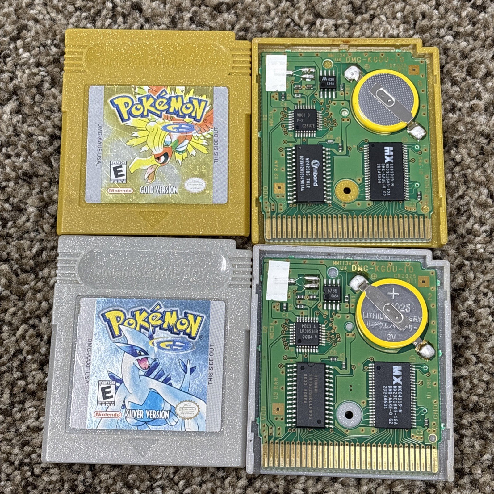 Pokemon Gold And Silver Authentic New Save Battery Nintendo Gameboy Tested