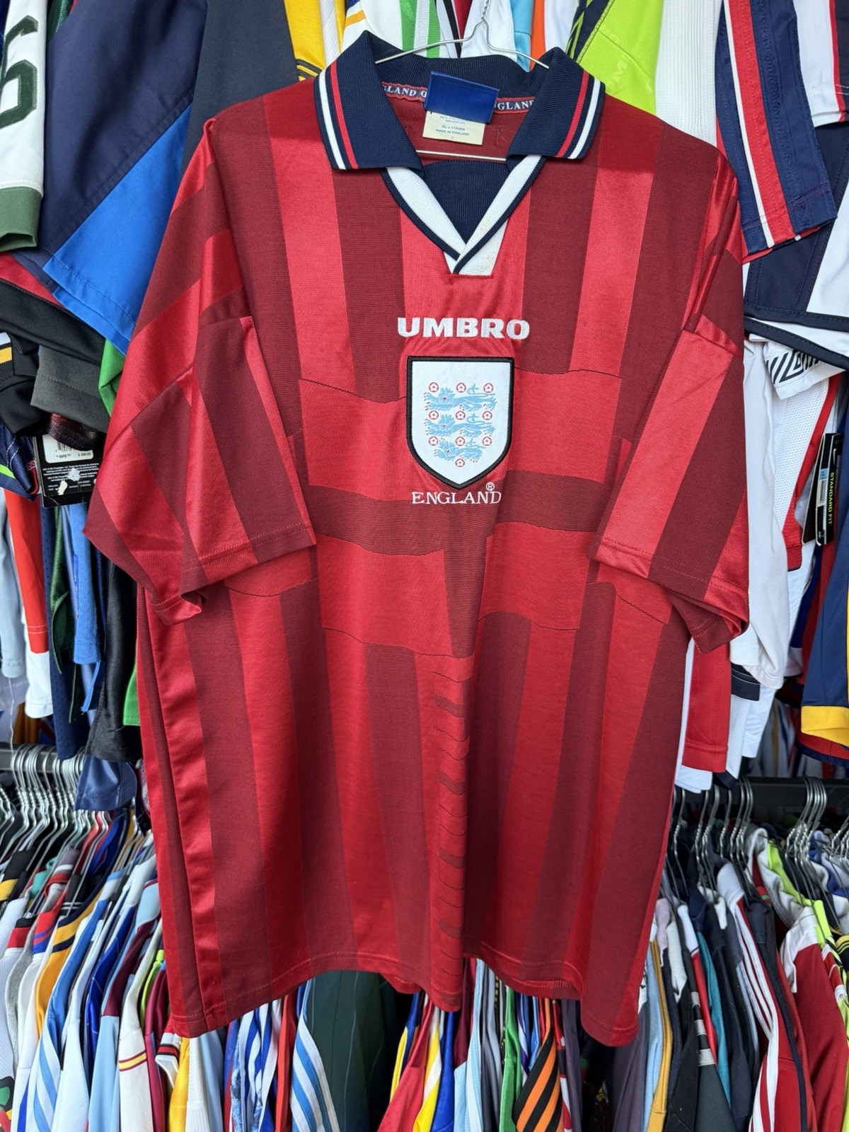 VINTAGE ENGLAND NATIONAL TEAM 1997/1999 AWAY FOOTBALL SHIRT JERSEY UMBRO VINTAGE ENGLAND NATIONAL TEAM 1997/1999 AWAY FOOTBALL SHIRT JERSEY UMBRO