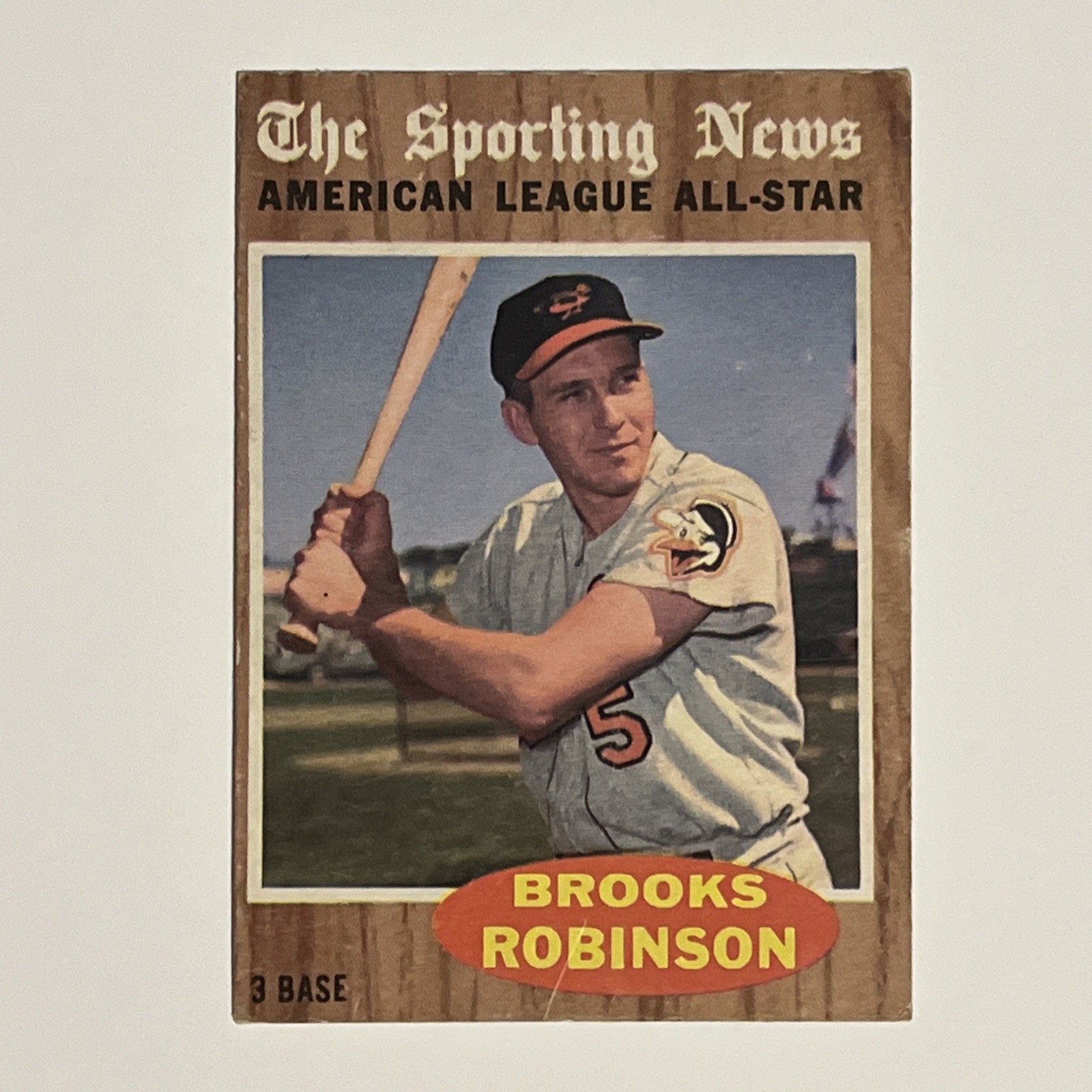 Brooks Robinson All Star 1962 Topps #468 - Baltimore Orioles - HOF