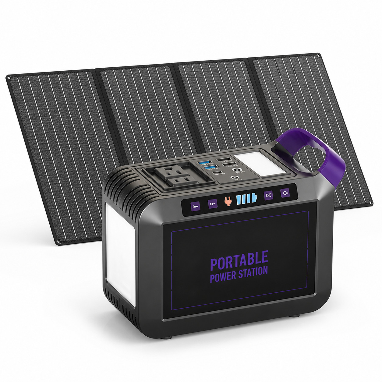 172Wh Solar Generator with 40W Panel Kit Portable Power Station 270W Peak Camp 172Wh Solar Generator with 40W Panel Kit Portable Power Station 270W Peak Camp