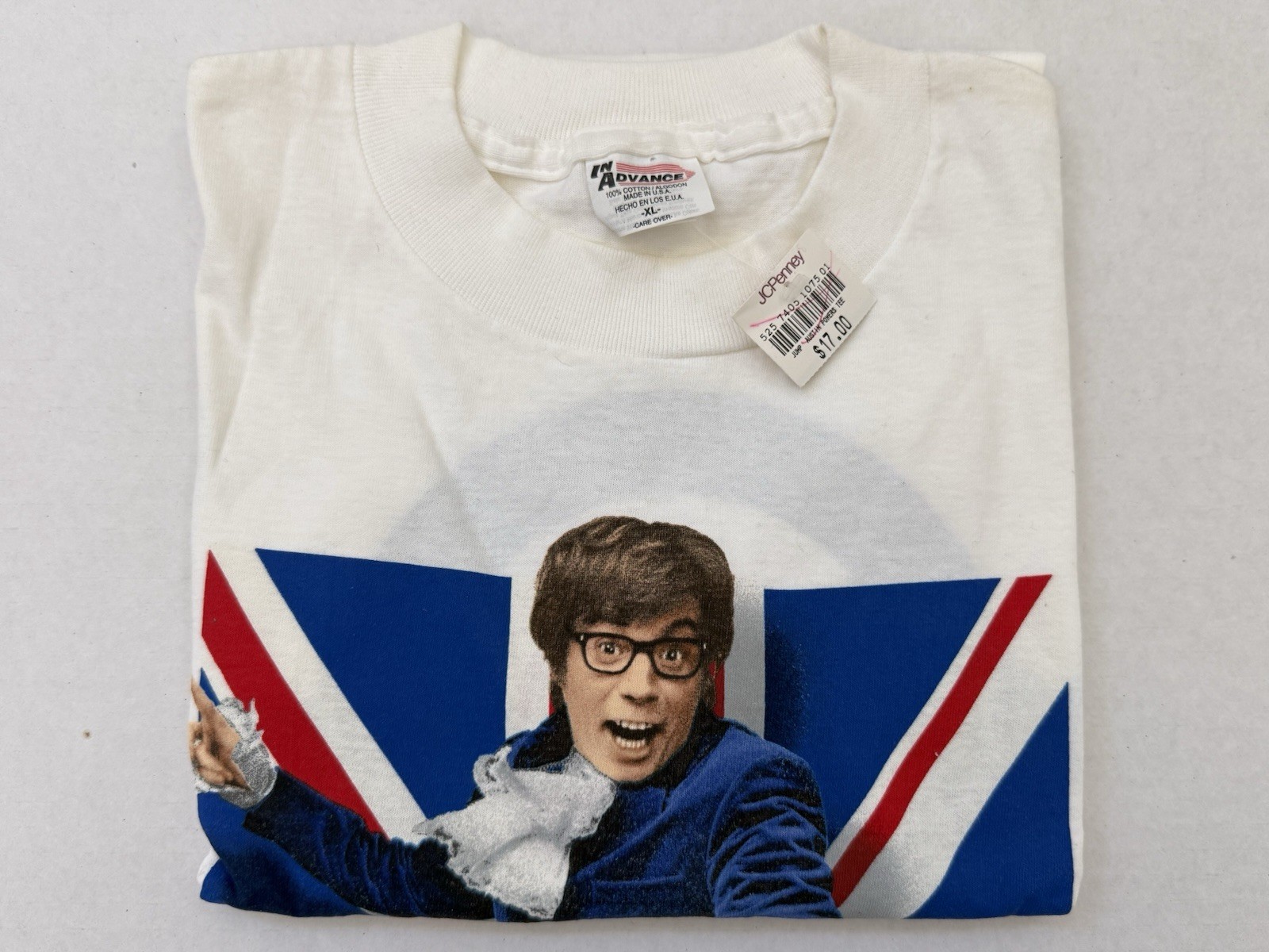 Vintage 1998 (AUSTIN POWERS) promo T-shirt - XL- 90’s Movies “New With Tags”