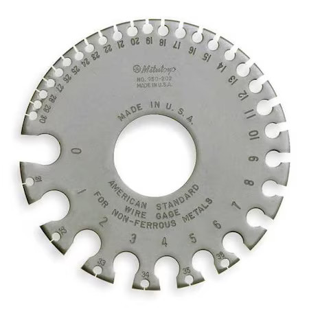 Mitutoyo 950-202 Sheet Metal Thick Gauge, Out Dia 3.325\