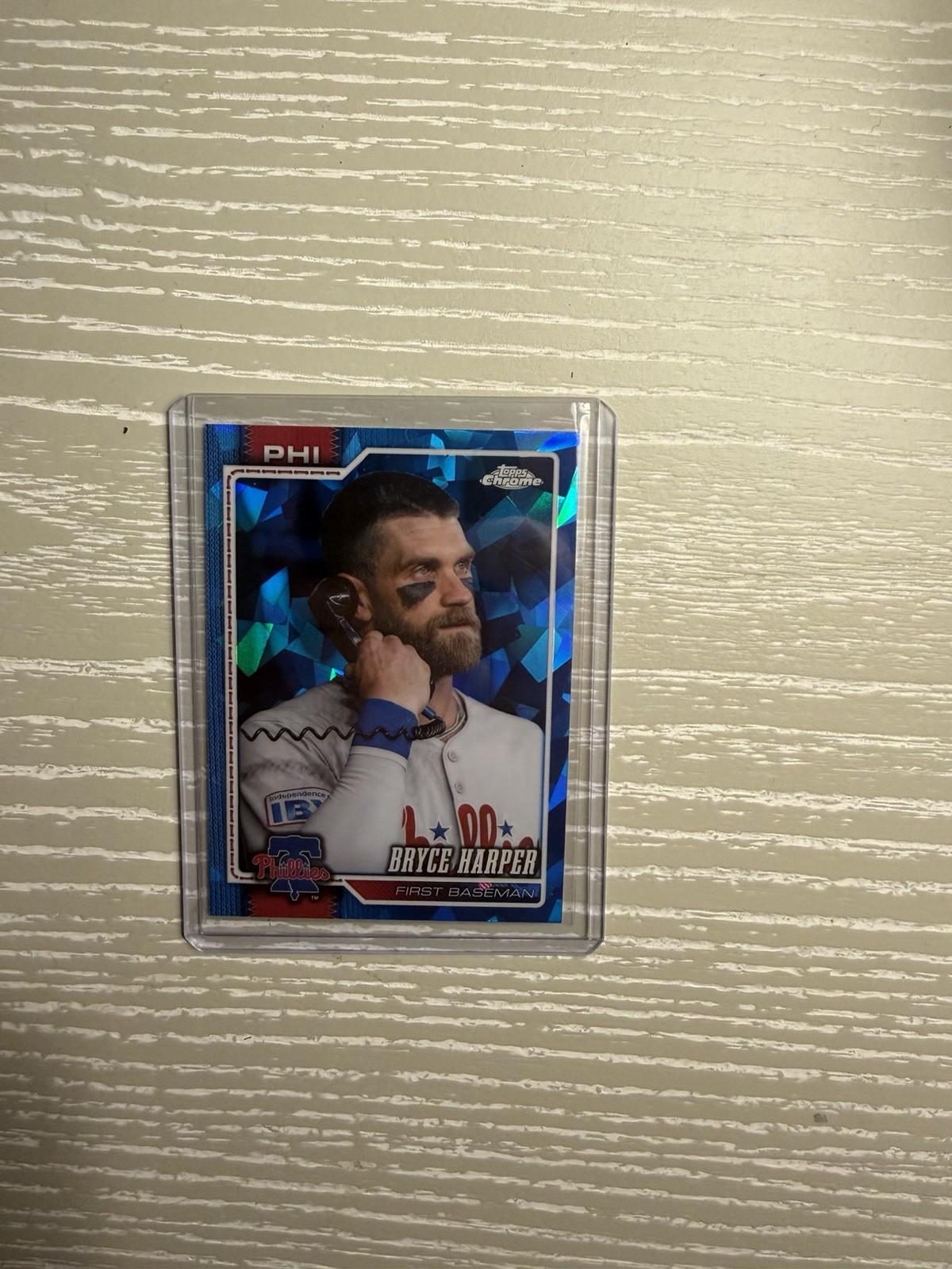 2026 Topps Chrome Sapphire Bryce Harper Image Variation SP Phillies
