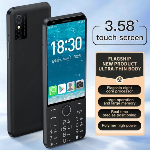 doov r70 4in Bar Phone Android 14 6GB 128GB 16MP USB-C Unlocked USA Version 