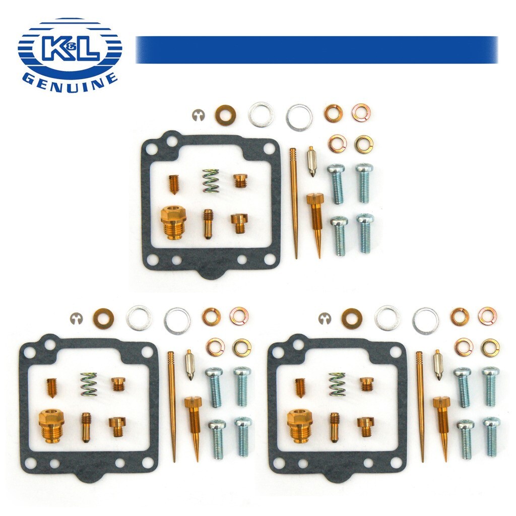 1978-79 Yamaha Carburetor Carb Repair Rebuild 3 Kits xs750 xs 750 triple jet oem