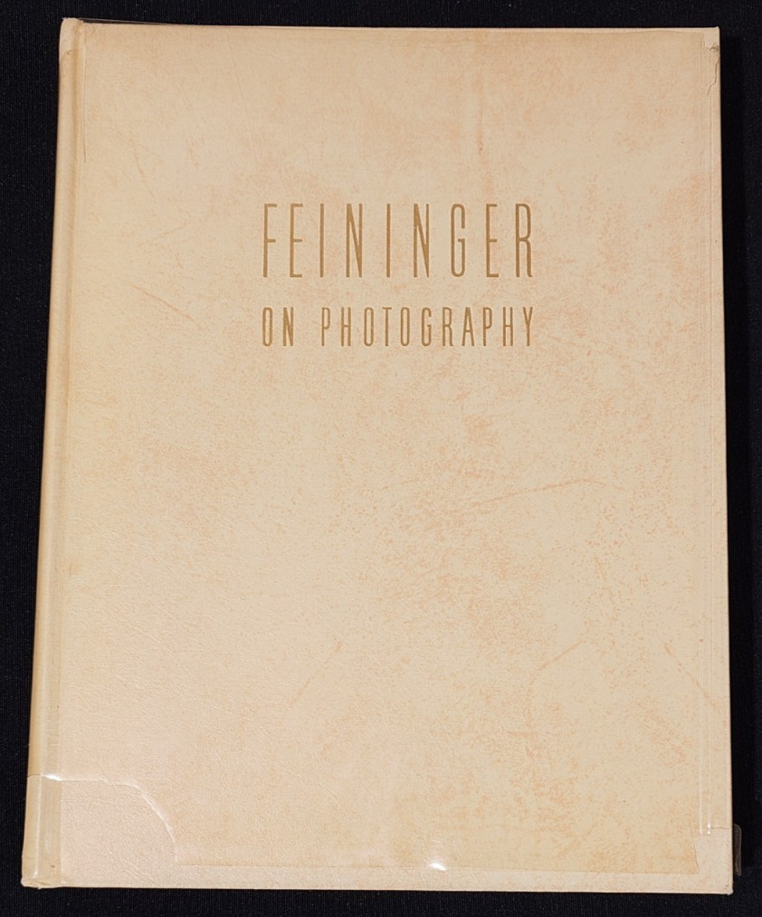 Vtg (1949) Feininger On Photography by Andreas Feininger HC Plastic Cover