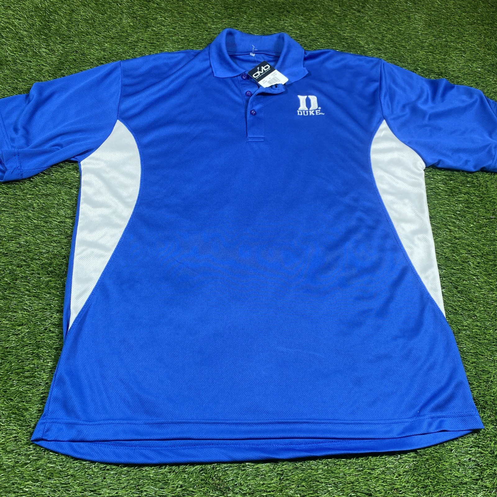 Duke Blue Devils VTG Polo Shirt Old Varisty Brand Mens XL NCAA Basketball NWT