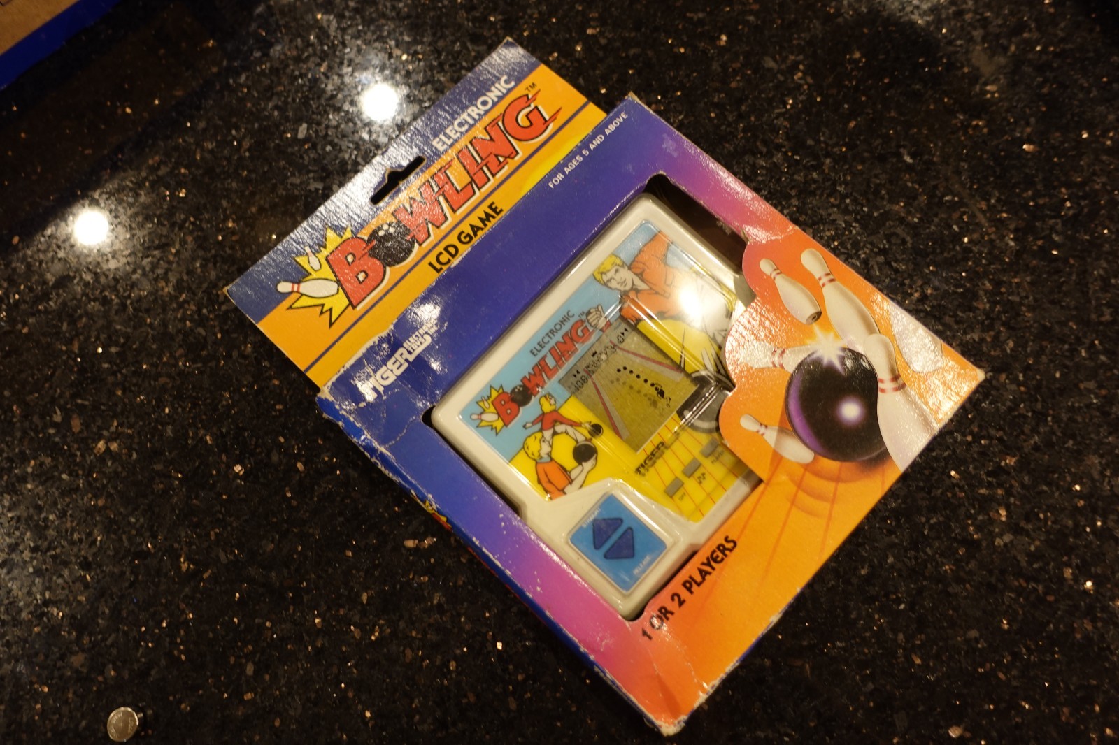 Vintage BOWLING  by  TIGER Handheld Electronic Tabletop Video game A14  NEW