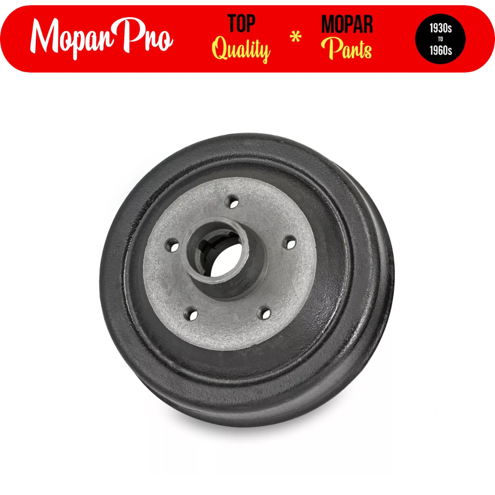 1937-1939 PLYMOUTH BRAND NEW FRONT BRAKE DRUM WITH HUB LEFT HAND THREAD
