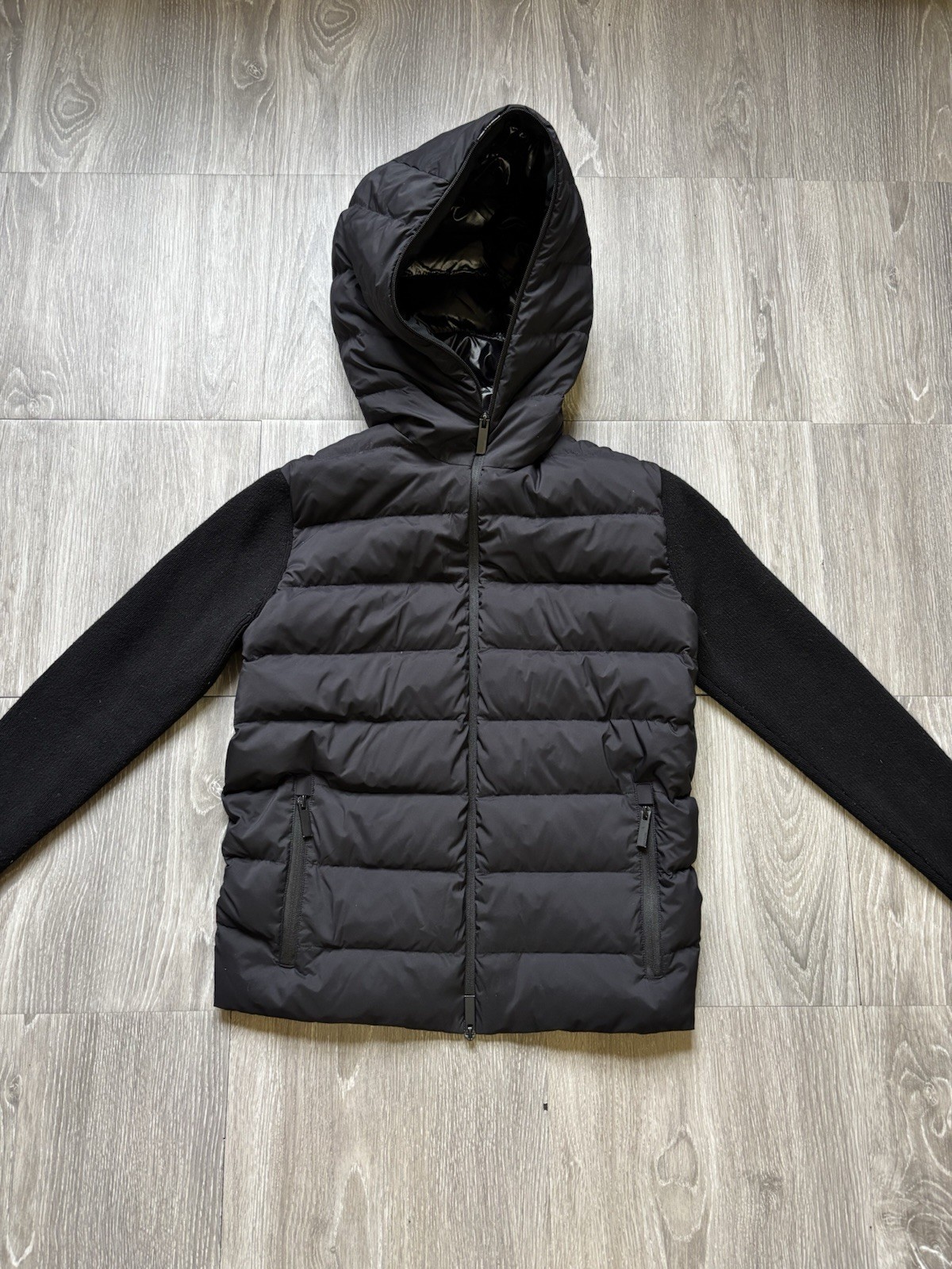 Moncler Cardigan Tricot Black Women Jacket Size Medium Moncler Cardigan Tricot Black Women Jacket Size Medium