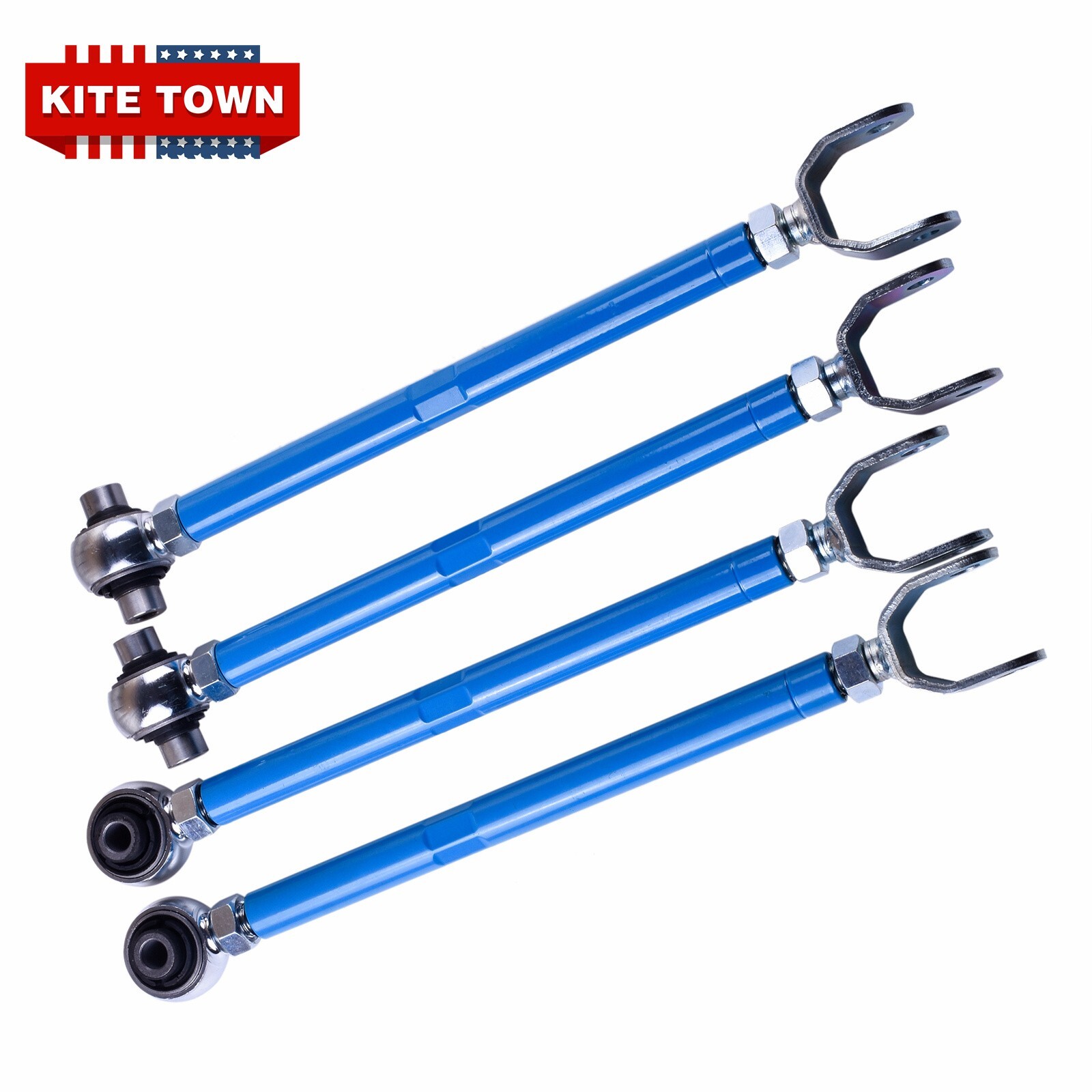 4x LH &RH Adjustable Rear Camber &Toe Arm Kit Alignment For Infiniti Q50 V37 14-