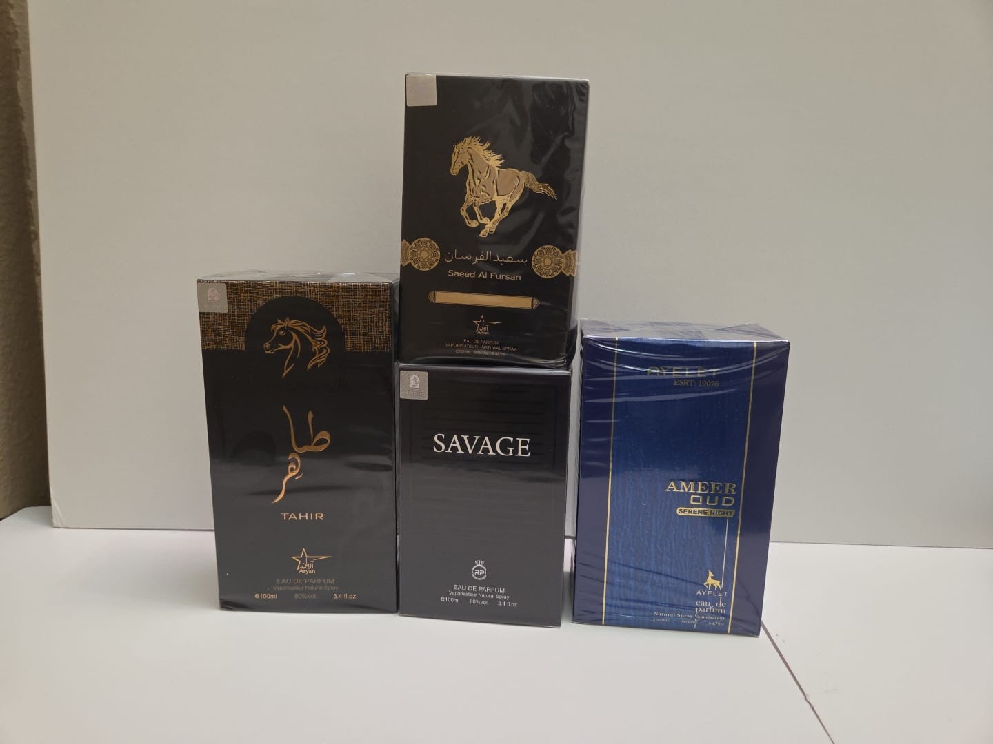Whole Sale men’s EAU DE Perfume set of 4