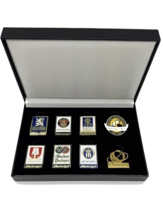 Munich Oktoberfest 2026 Official Munich Breweries 8 Pin Set - New In Box