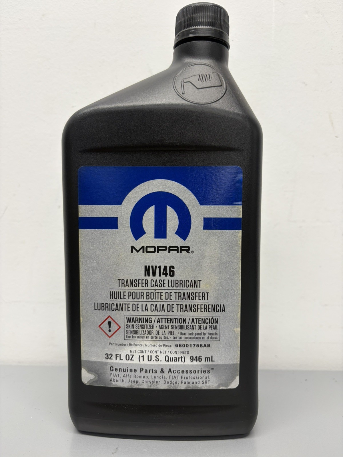 NEW NV146 Transfer Case Fluid OEM MOPAR 68001758AA 06-10 SRT-8 Jeep