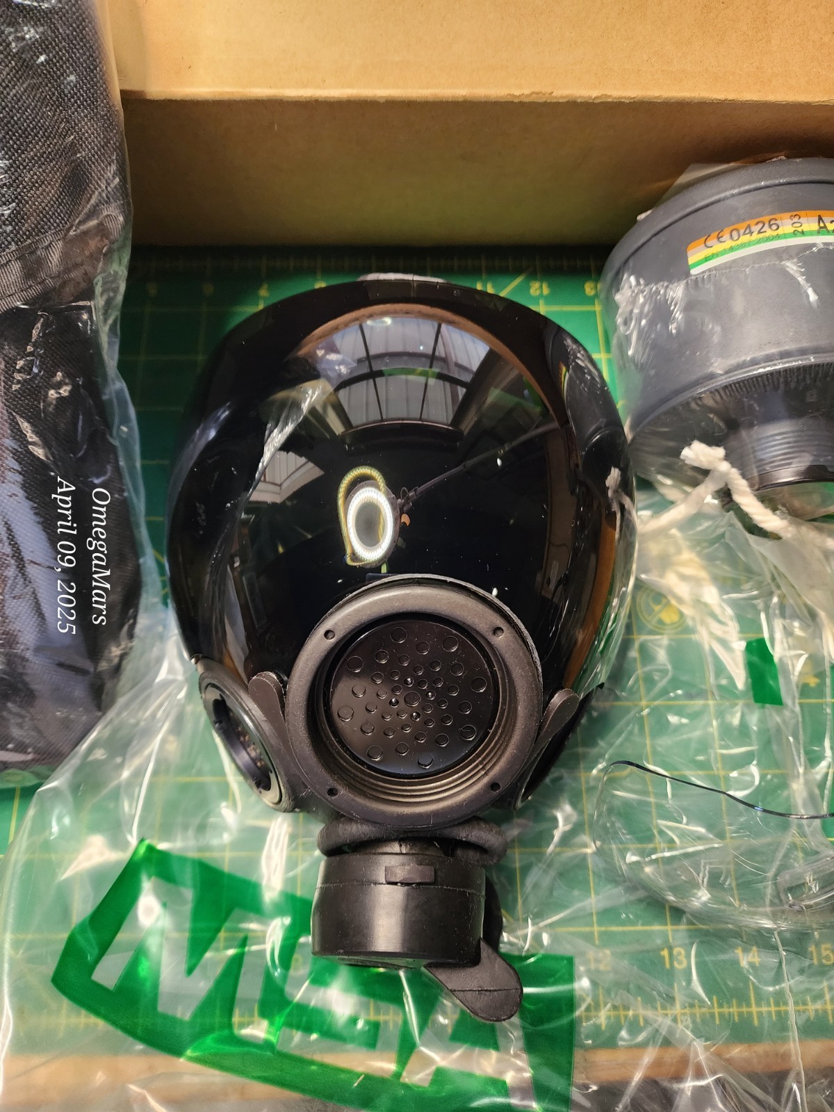 MSA Millennium Gas mask Large. Police Surplus, NEVER USED. Full kit here