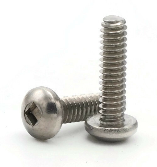 #8-32 | 18-8 Stainless Steel Square Drive Pan Head Machine Screw - Select Length