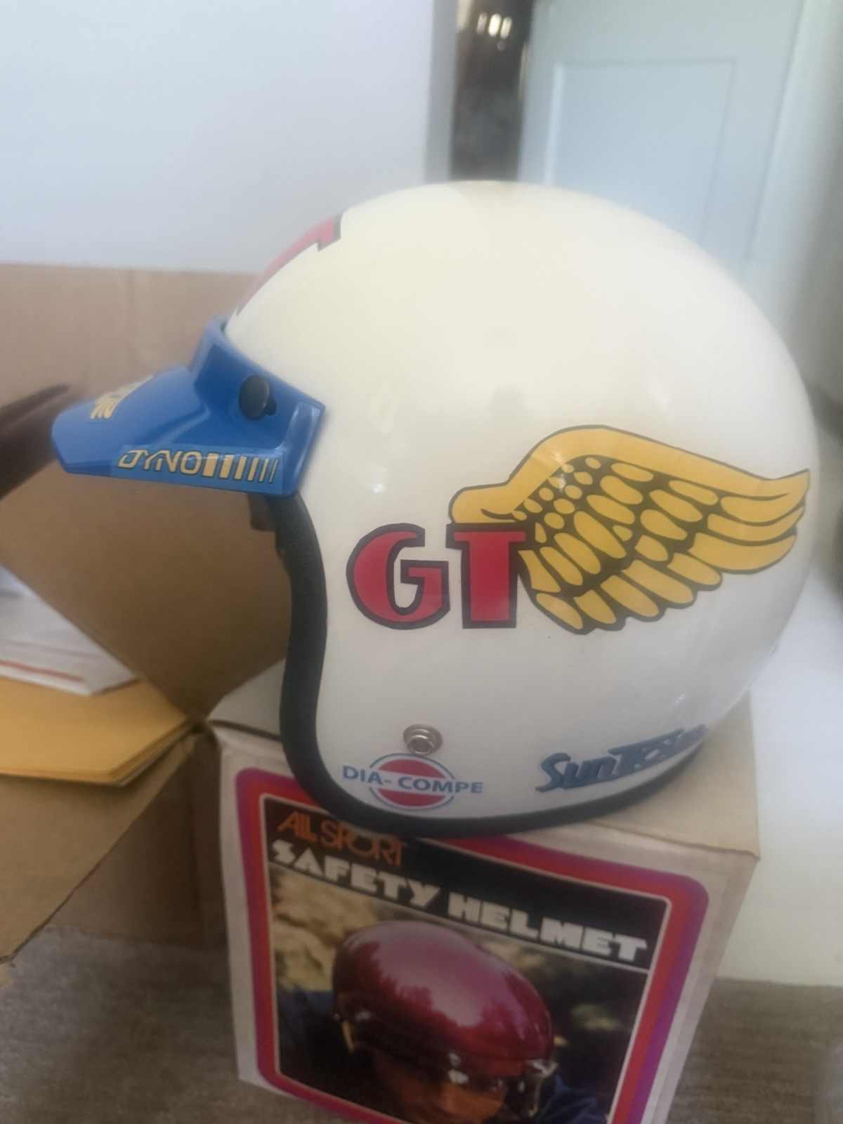Vintage NOS ALLSPORT OPEN FACE BMX MOTO HELMET - GT BMX Vintage NOS ALLSPORT OPEN FACE BMX MOTO HELMET - GT BMX
