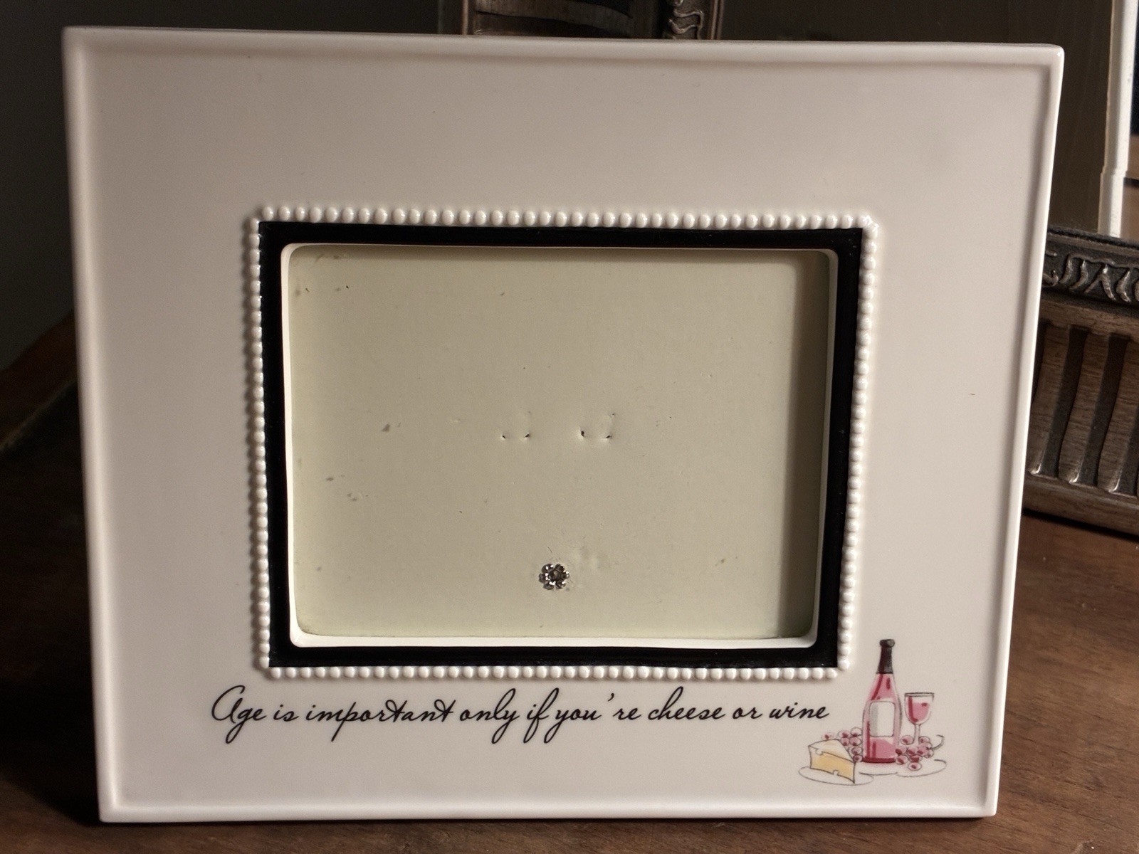 Lenox Wit & Wisdom Photo Frame 4x3 Cheese or Wine SKU 818969