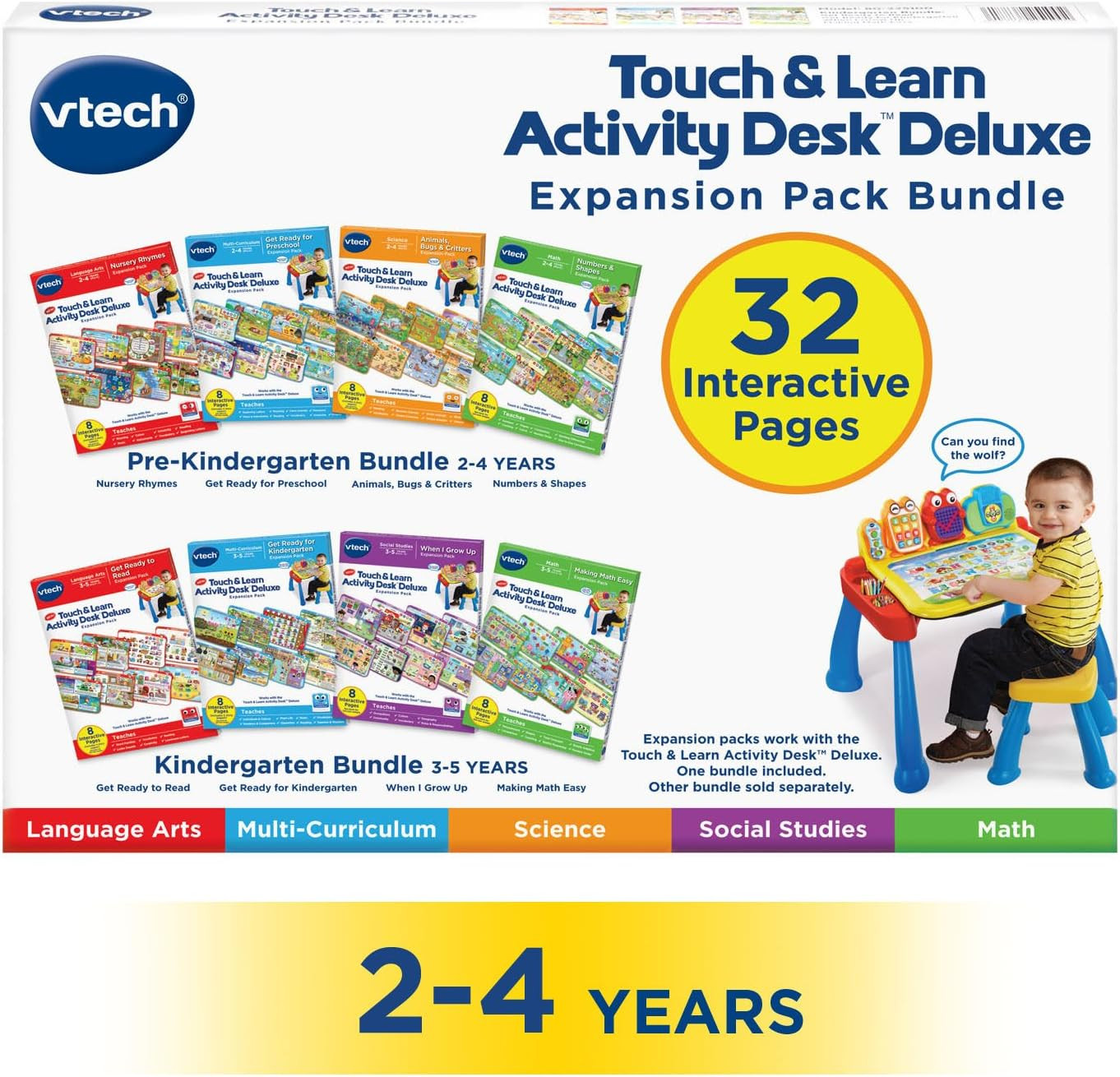 Touch and Learn Activity Desk Deluxe 4-In-1 Pre-Kindergarten Expansion Touch and Learn Activity Desk Deluxe 4-In-1 Pre-Kindergarten Expansion