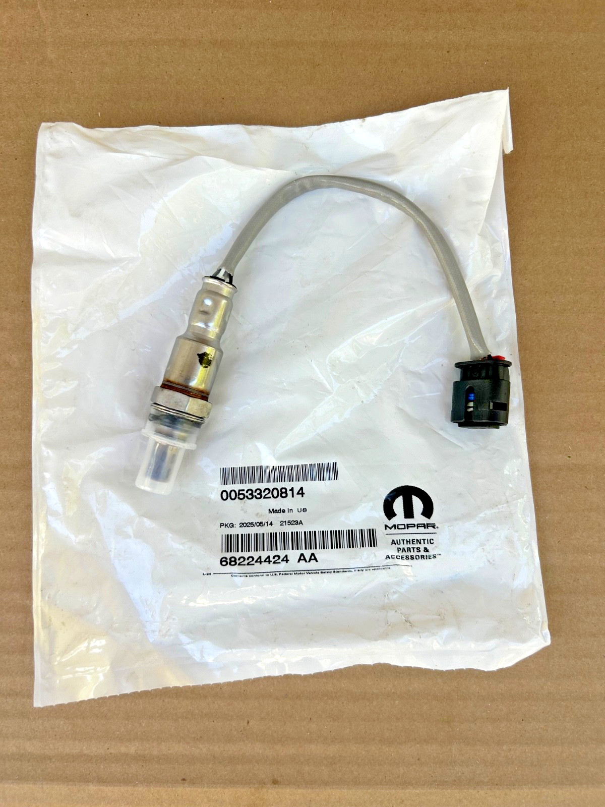 NEW OEM MOPAR 18 - 26 WRANGLER GLADIATOR OXYGEN SENSOR LEFT OR RIGHT 68224424AA