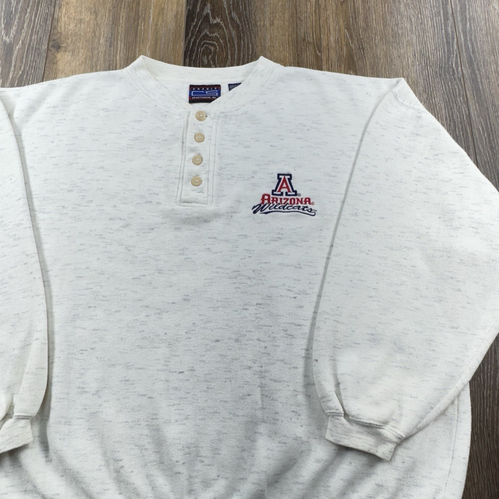 Vintage Arizona Wildcats Sweatshirt Mens XL Heather Gray University 90s Sweater