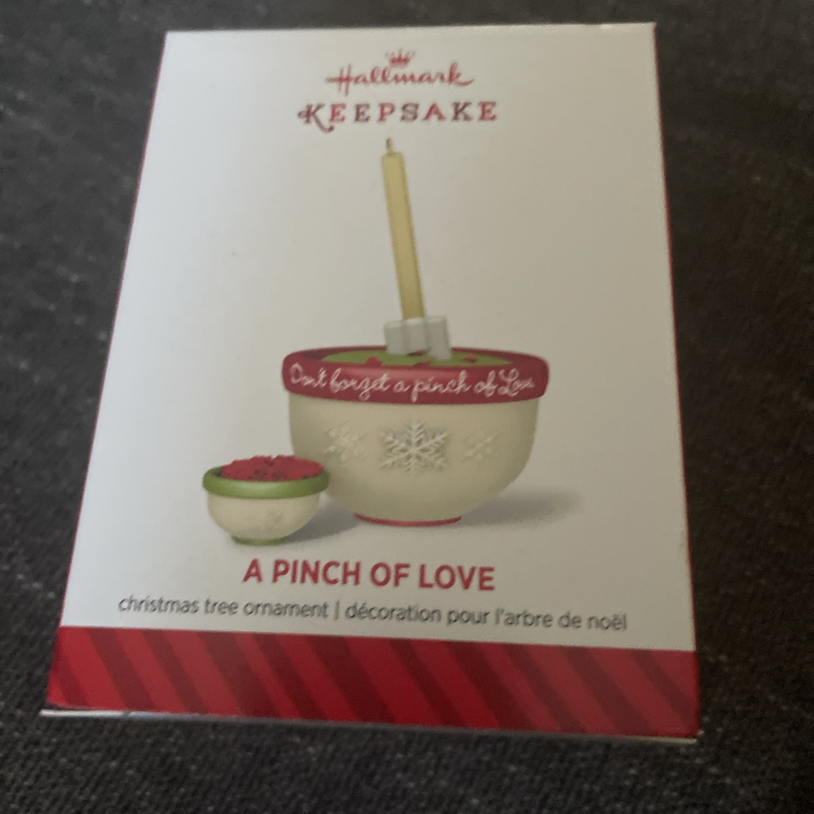 2014 HALLMARK Keepsake Ornament A PINCH OF LOVE Mixing Bowl Spatula Kitchen