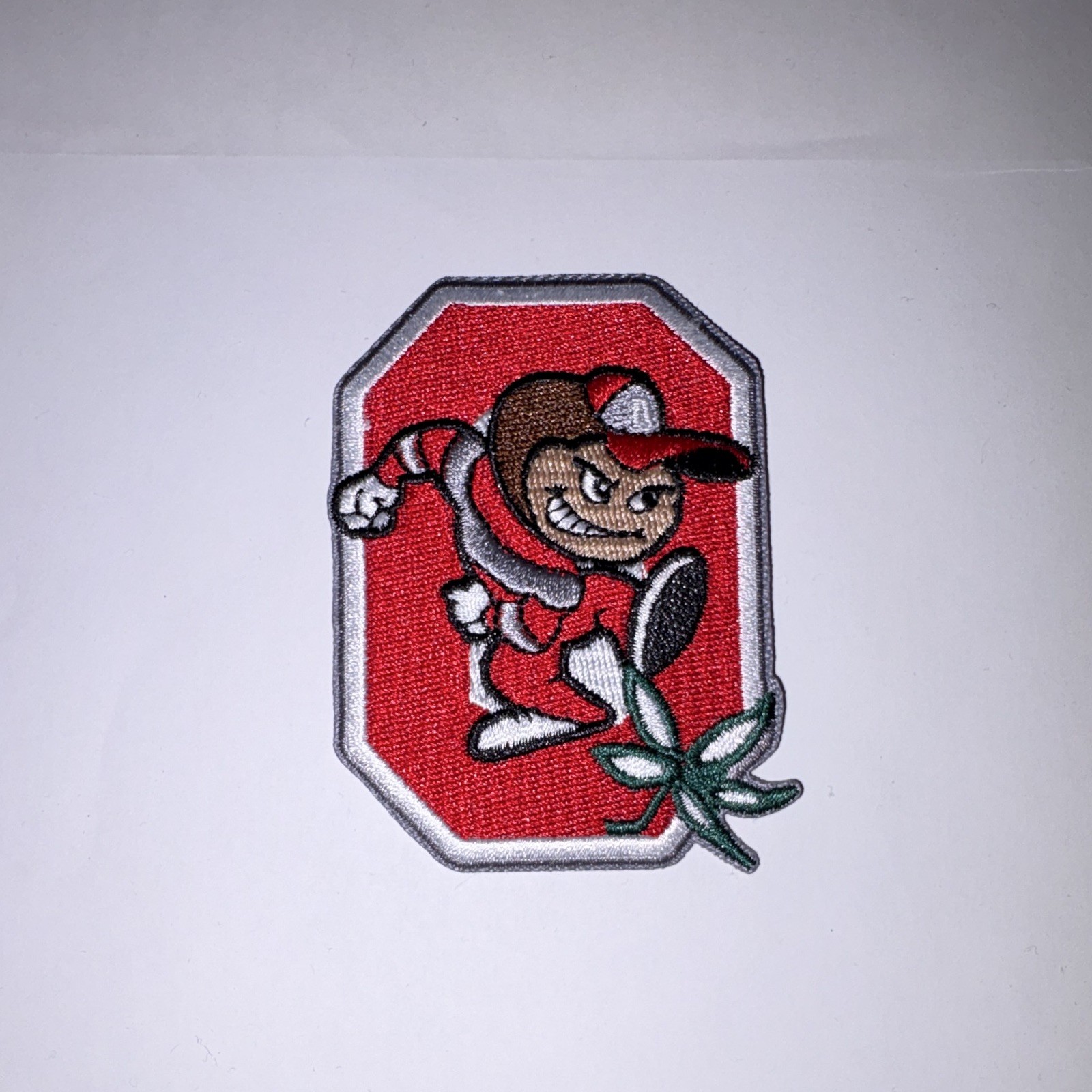 Ohio State Buckeyes Brutus Embroidered Iron On Patch 2’X3’ Ohio State Buckeyes Brutus Embroidered Iron On Patch 2’X3’