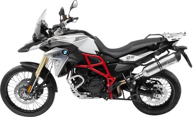 Leo Vince LV One EVO Slip-On Muffler Stainless/Carbon Fiber BMW F800GS 2017-2018